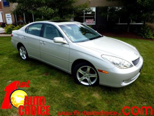 2006 lexus es 330 silver power pedals power sunshade leather sunroof only 77k mi