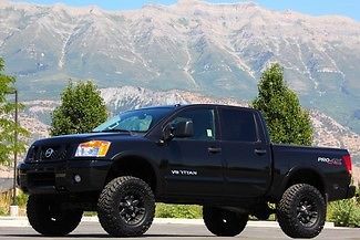 2012 5.6l v8 crew cab pro-4x rockford fosgate power rear slider lift 18in wheels