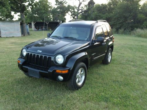 2004 jeep liberty limited sport utility 4-door 3.7l