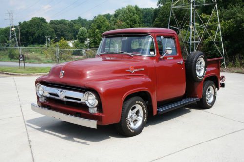 1956 ford f100 custom cab w. completely overhauled 1956 t-bird 312 y-block