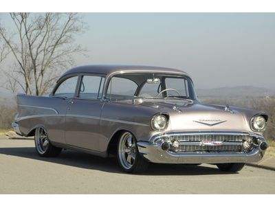 1957 chevrolet 210 pro tour resto mod bel air nut and bolt resto