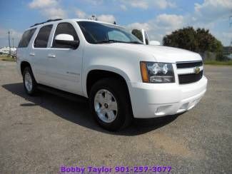 09 tahoe 3rd row white with tinted windows southern owned ffe warranty ready