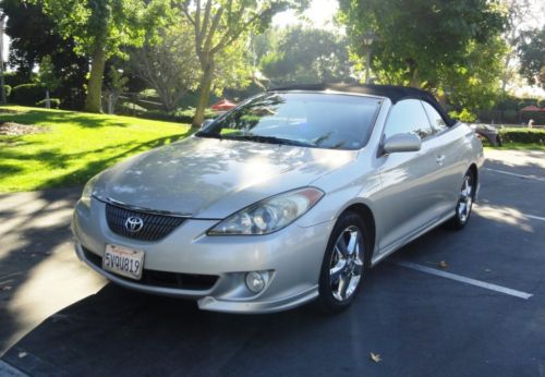 2006 toyota solara sle convertible 3.3l - navigation - excellent condition