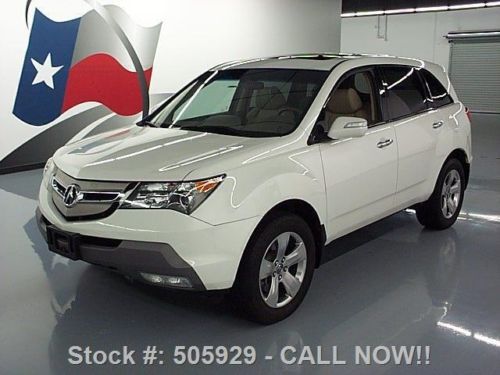 2007 acura mdx sport awd 7pass sunroof nav rear cam 56k texas direct auto