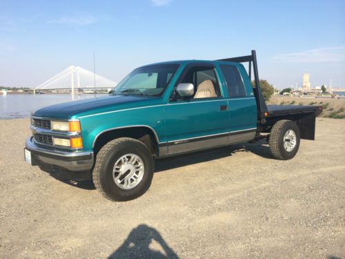 1994 chevrolet k1500 silverado extended cab pickup 2-door 5.7l no reserve!!