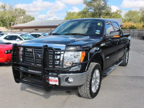 Lariat 4x4 leather mp3 sirius xm sync camera grill guard bed liner alloy wheels