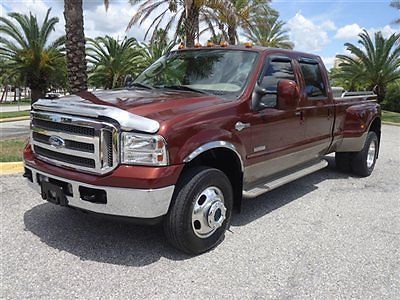 Drw crew long 4x4 king ranch diesel alloys low miles nice truck fl