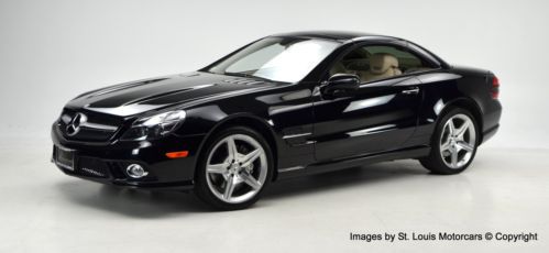 2009 Mercedes-Benz SL550 Roadster Black Stone 17.9K Miles!, image 2
