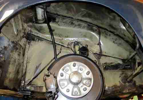 356C KARMANN COUPE CALIFORNIA CAR NICE COLOR COMBO SOME RUST FOR RESTORATION 65, image 13
