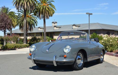 Restored t5 cabriolet slate grey/ red leather beautiful solid garaged cal 356b