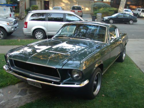 1968 ford mustang bullitt fastback manual disc brakes power steering restored