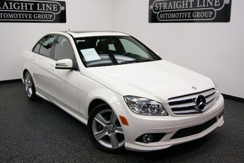 2010 mercedes benz c300 sport, auto, white/black