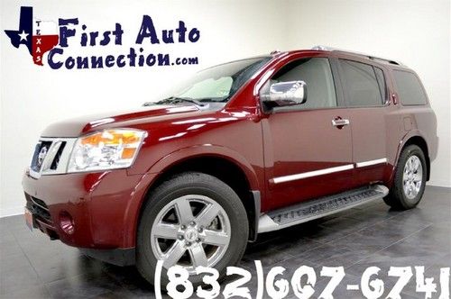 2010 nssan armada platinum loaded lthr roof dvd free shipping!!