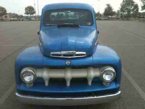 1951 1952 Ford F1 Pick Up Truck Original Flathead Barn Find Rat Rod Barnfind, image 3