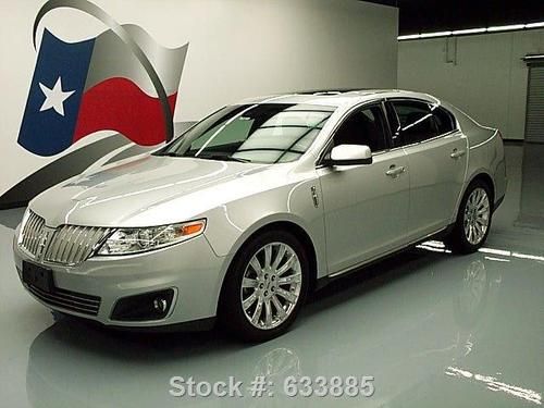 2009 lincoln mks awd ultimate pano sunroof nav 20's 50k texas direct auto