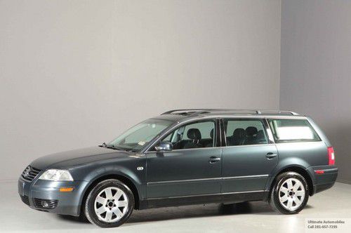 2003 volkswagen passat wagon 4motion awd glx v6 sunroof heatseats leather xenons