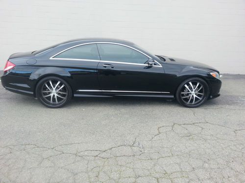 2008 mercedes-benz cl550 amg package custom mercedes 22" deep dish rims