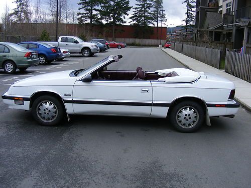 .   barn find1989 chrysler le baron convertible