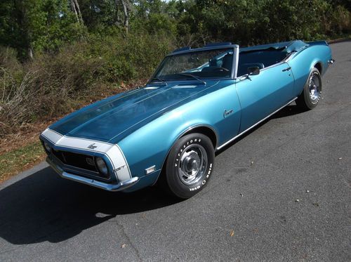 1968 camaro convertible 327 4 speed street rod sleeper race or show no rust