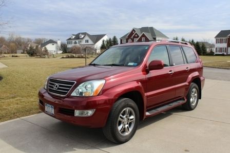 2009 lexus gx470 with navigation, back up camera, factory chrome