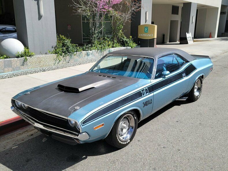 1970 dodge challenger restored  1970 dodge challenger ta 340 6 pack