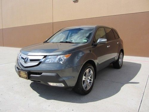 2008 acura mdx~tech pkg~awd~nav~roof~htd lea~3rd seat~1 owner