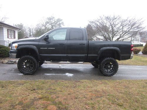 Dodge ram 2500 power wagon, black, new tires, great condition, lifted