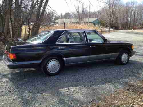 1988 Mercedes Benz 300 SEL S Class Black, image 10