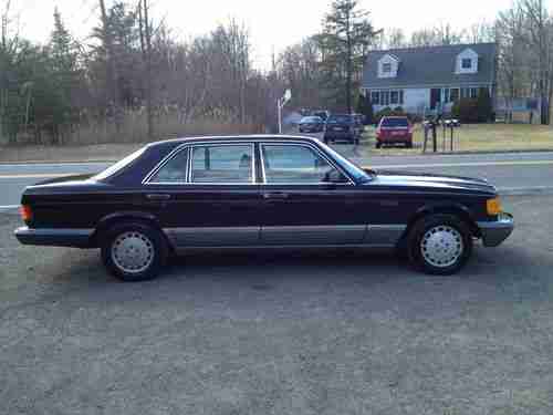 1988 Mercedes Benz 300 SEL S Class Black, image 11