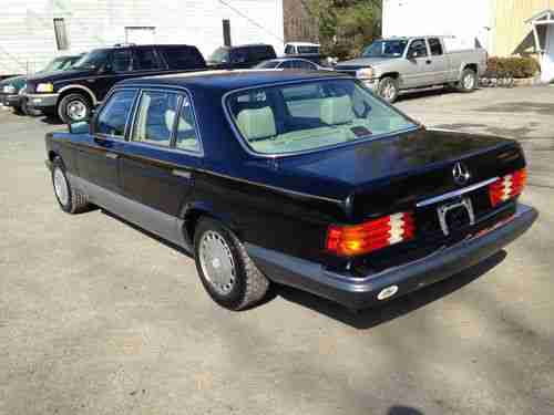 1988 Mercedes Benz 300 SEL S Class Black, image 16