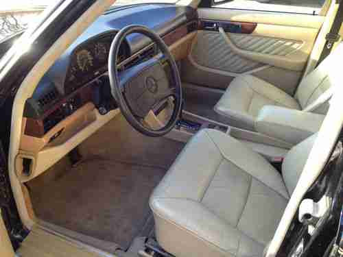 1988 Mercedes Benz 300 SEL S Class Black, image 18