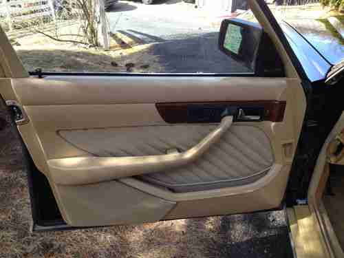 1988 Mercedes Benz 300 SEL S Class Black, image 19
