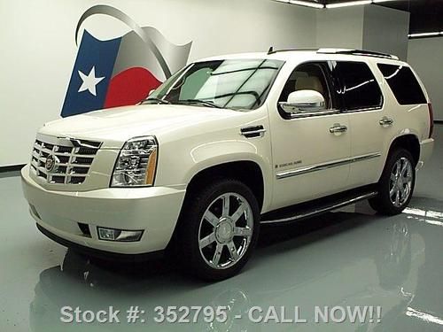 2007 cadillac escalade sunroof nav rear cam dvd 27k mi texas direct auto