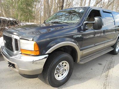 2000 ford excursion limited 4x4 3rowsleatherseats w/air 6.8ltr 10cyl highbidwins
