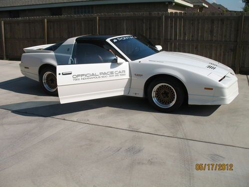 1989 pontiac trans am turbo pace car