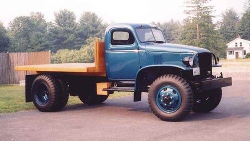 1942 chevrolet cckw 1 1/2 ton flatbed truck. fully restored 1 of a kind.