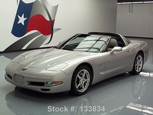 2004 chevy corvette 5.7l v8 auto leather bose hud 21k!! texas direct auto