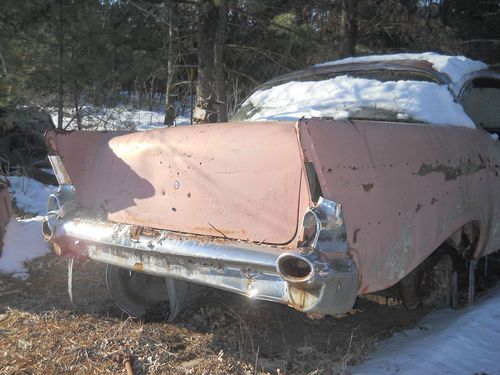 1957 chevy belair 210 sport coupe w/ 210 title