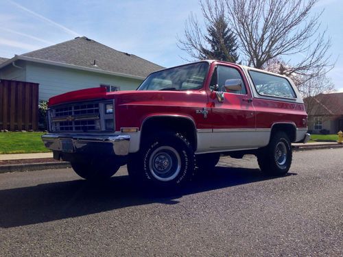 1986 chevy blazer 4x4 k5 silverado excellent condition 1987 1988 1985 chevrolet