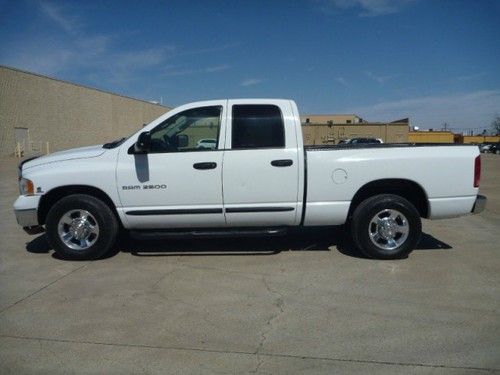 Dodge ram 2500 5.9 diesel 6spd quad cab short bed slt 158k warranty we finance