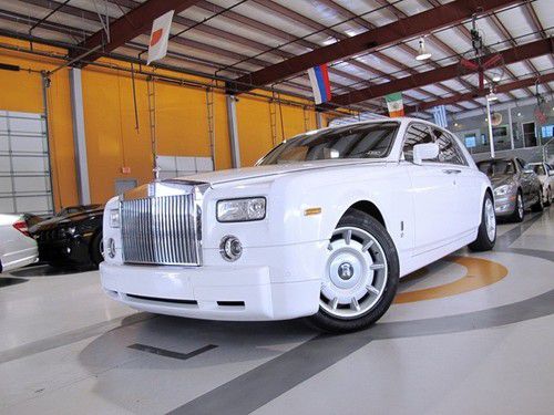 05 white rolls royce phantom lexicon navigation pdc heated memory rear tray roof