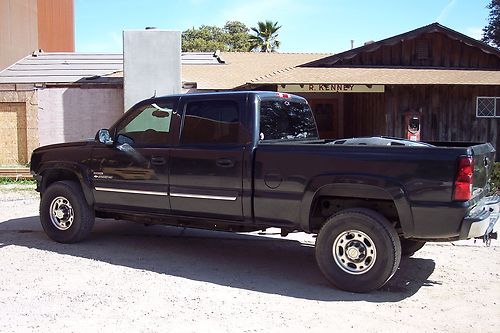 2004 chevrolet silverado 2500 hd lt crew cab 4x4 duramax diesel  6.6l salvage