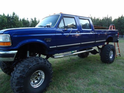 1997 f350 4x4 crew cab diesel monster on 44's