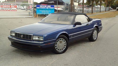 1993 cadillac allante , rare montana blue , mint no reserve