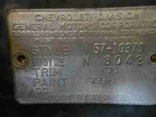 1957 Chevy Belair 2 door hardtop 150 250 cheverolet, image 3