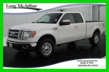 10 lariat! 5.4 v8 super cab! 4x4! extended cab! 37k! sync! sat radio! low miles!