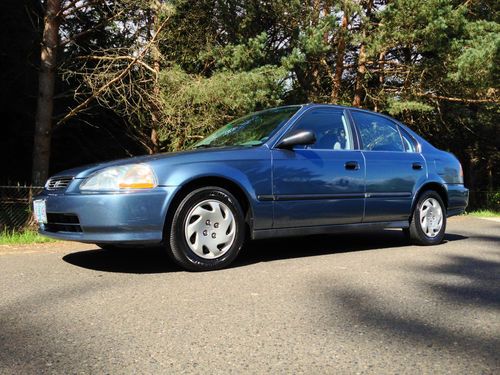 1996 honda civic 4-door lx extremly low miles accord prelude 1997 1998 1999 1995