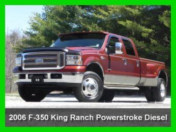 2006 ford f-350 king ranch lariat 4 door dually 6.0l powerstroke diesel 4x4 4wd