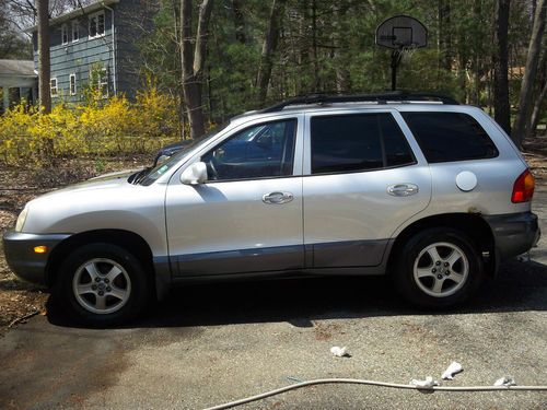 2002 hyundai santa fe gls sport utility 5-door 2.7l