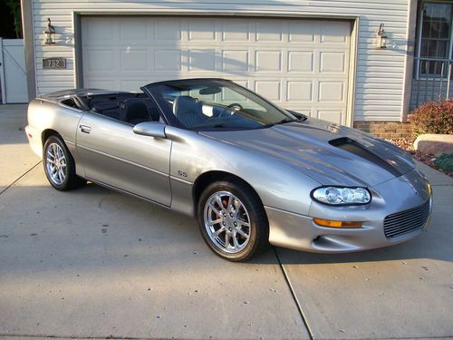 2002 camaro ss/z28 convertible rare 345hp 6spd faster than a 1969